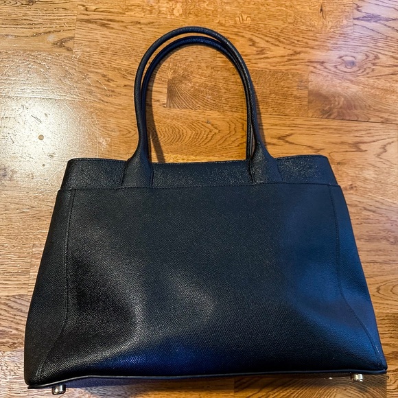 NWOT Coach Black Casey Crossgrain Leather Tote - Picture 5 of 14